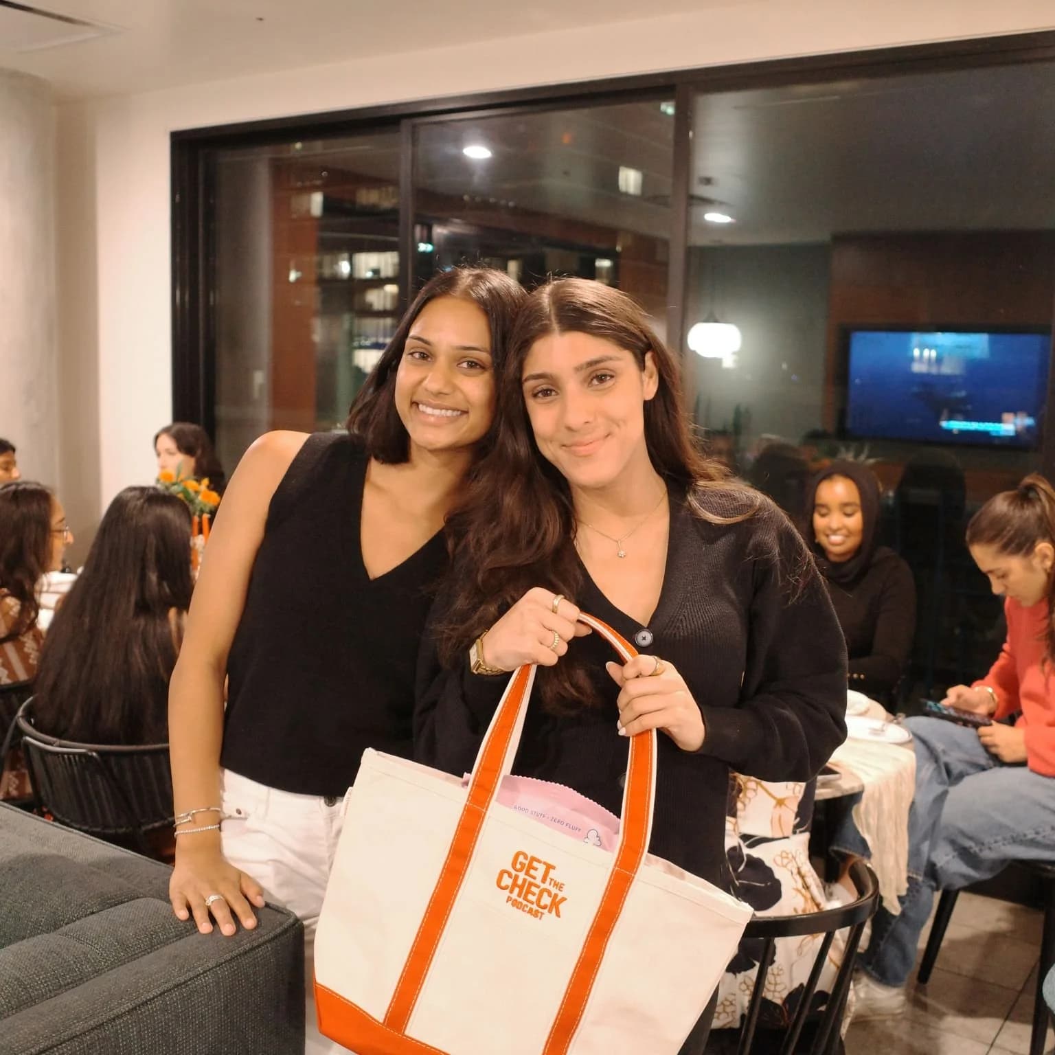 At an event